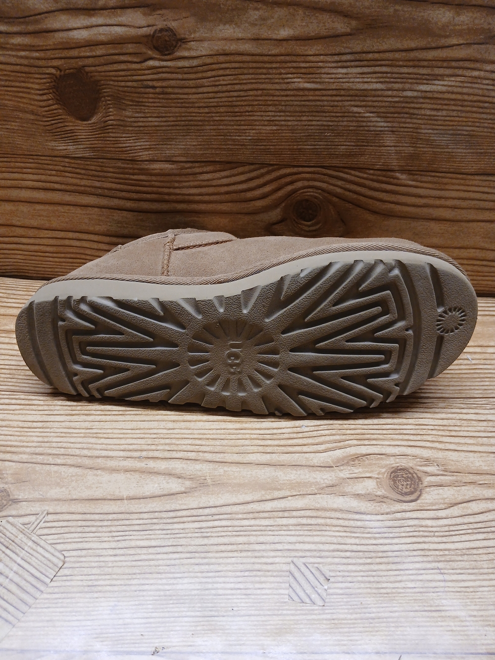 UGG Women's Slip-On Suede Mule in Chestnut - Picture 9 of 14